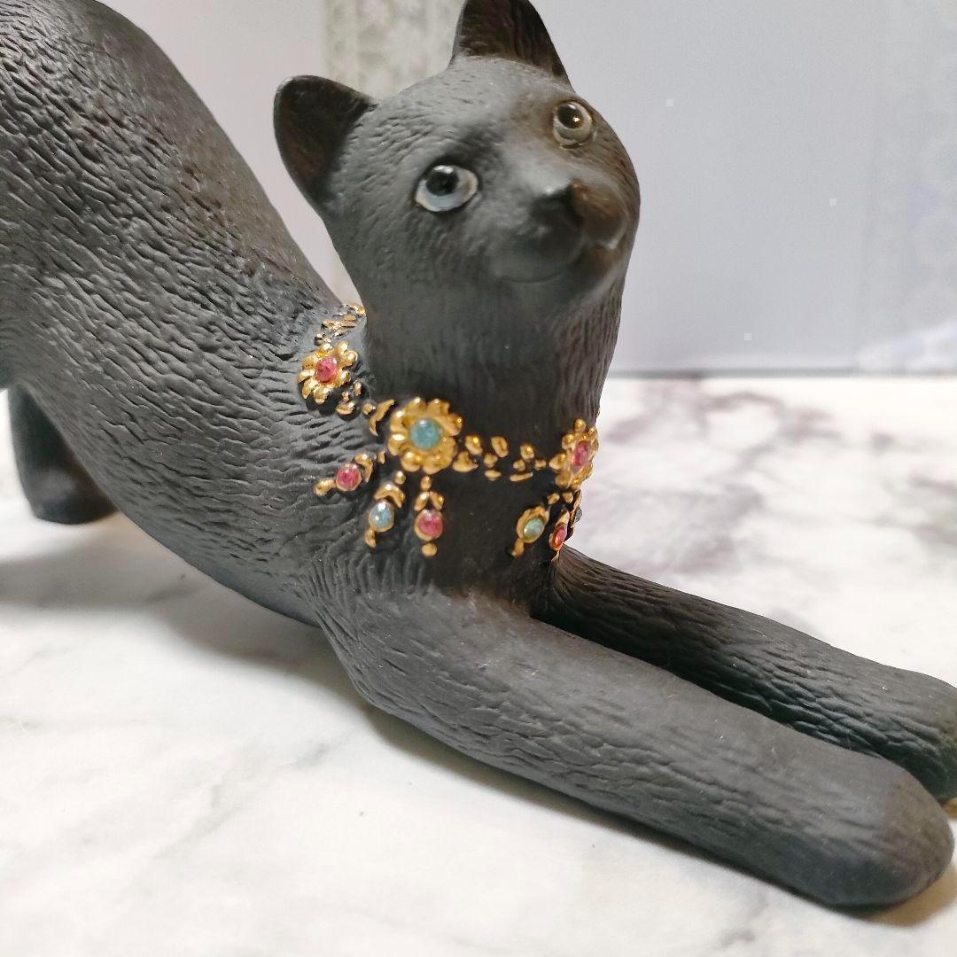 LENOX レノックス 黒猫 2体セット 陶器 置物 金彩 フィギュリン 24K