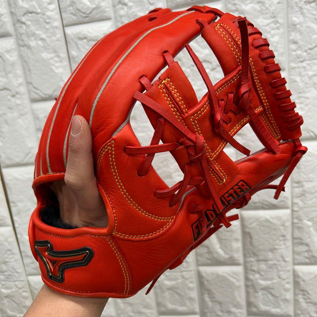 【美品】野球 グローブ 一般 軟式 ソフトボール ミズノ 内野手
