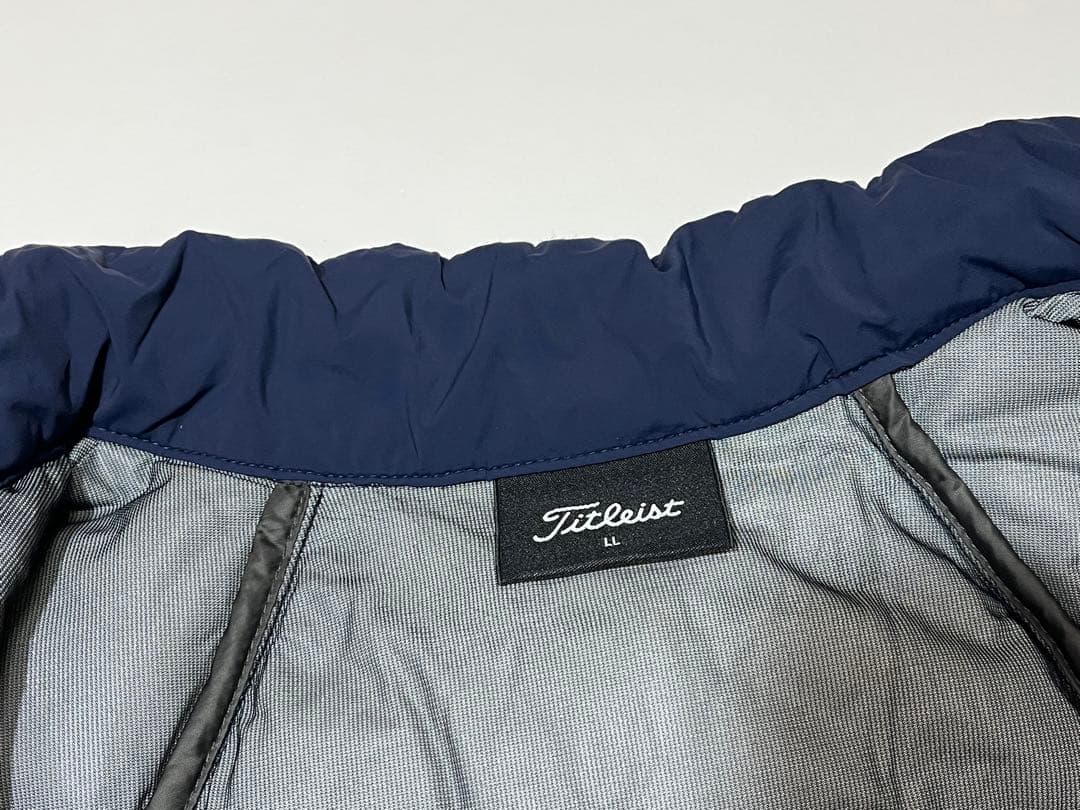 Titleist(タイトリスト) 中綿 ダウンベスト ネイビー LLサイズ