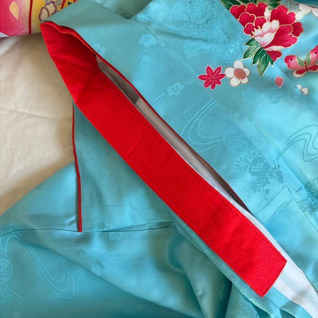 特別値引き　美品中古　七五三用 着物2点セット7歳用　おまけ付き