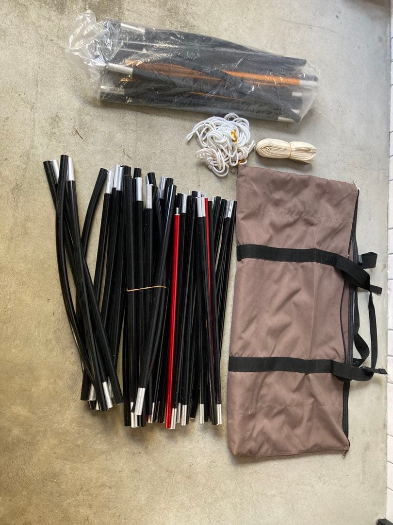 【値引き可】Apollon T/C キャンプテント 本体側①