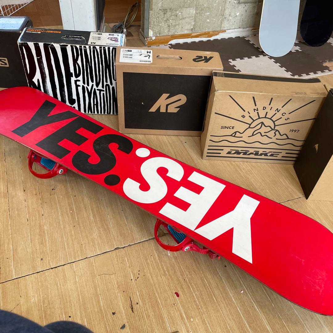 YES×BURTON　スノーボードセット　ジェフアンダーソン　バインディング付