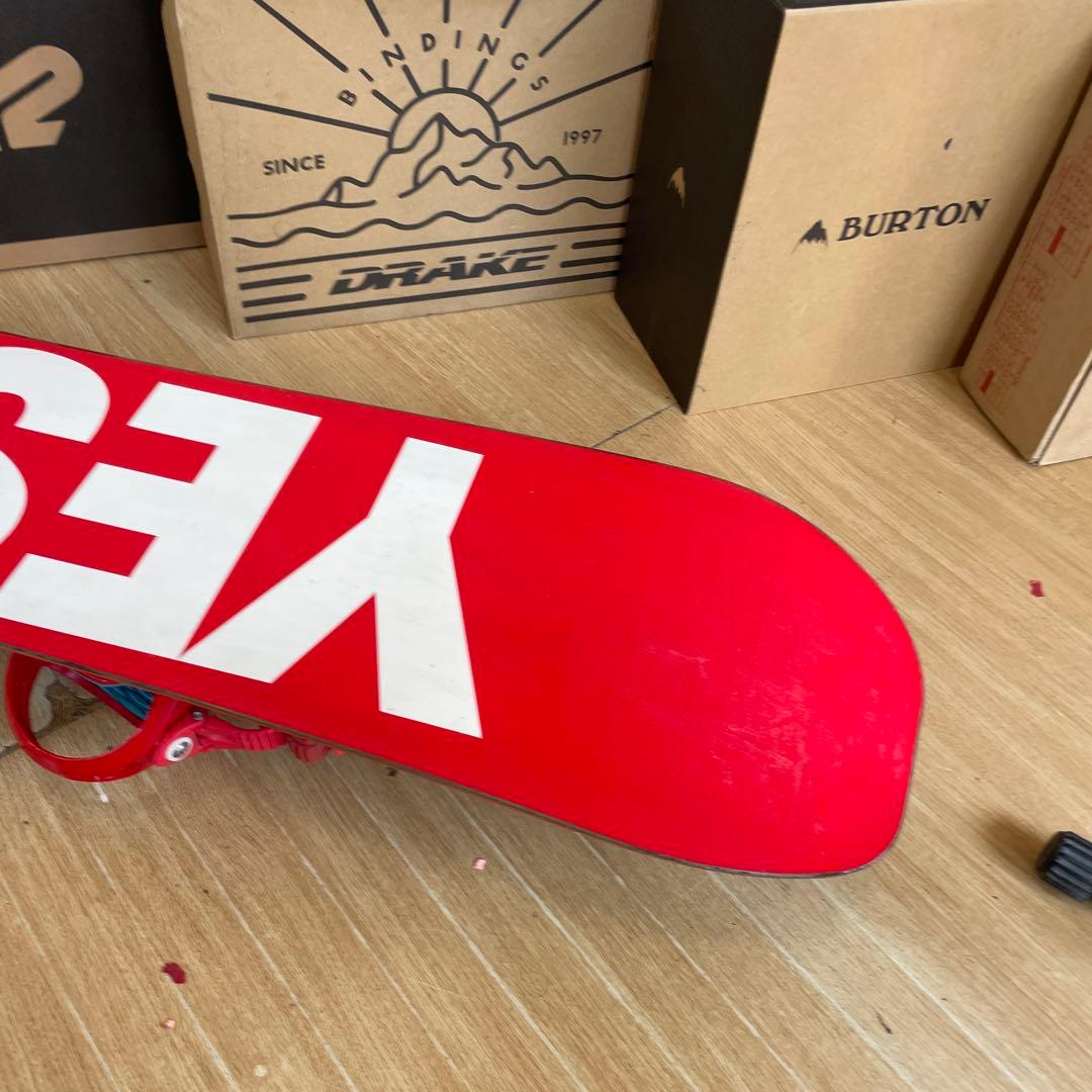 YES×BURTON　スノーボードセット　ジェフアンダーソン　バインディング付