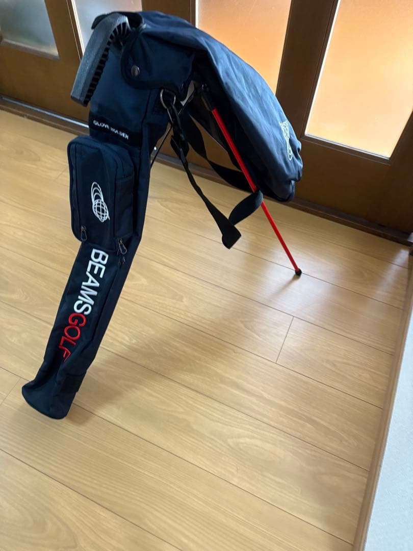BEAMS GOLF キャディバッグ ネイビー　三脚式