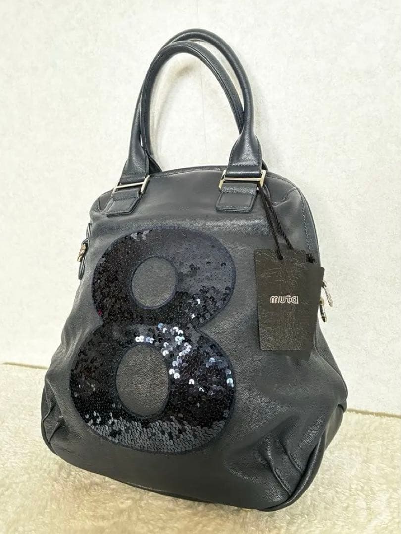 【新品未使用品】muta 上質ヤギ革バック （ショルダーベルト・保存袋付き）