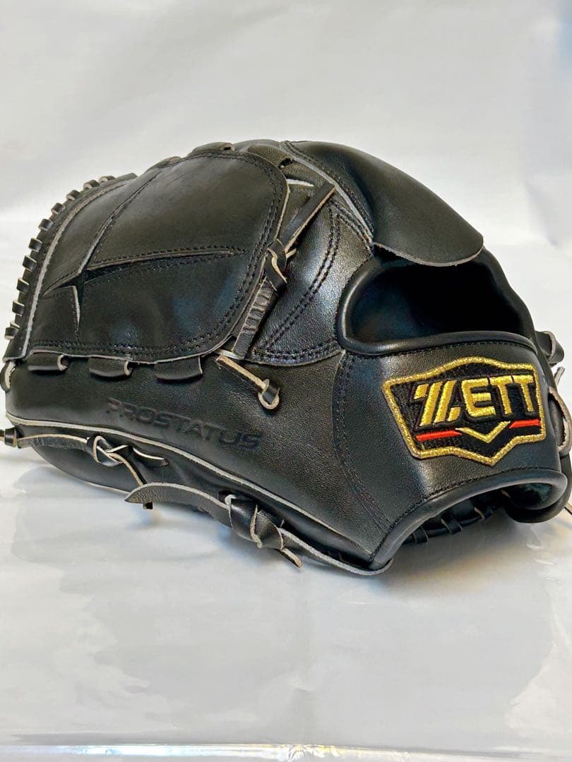 ★良品・左投げ用★ プロステイタス 軟式 グローブ ピッチャー ZETT