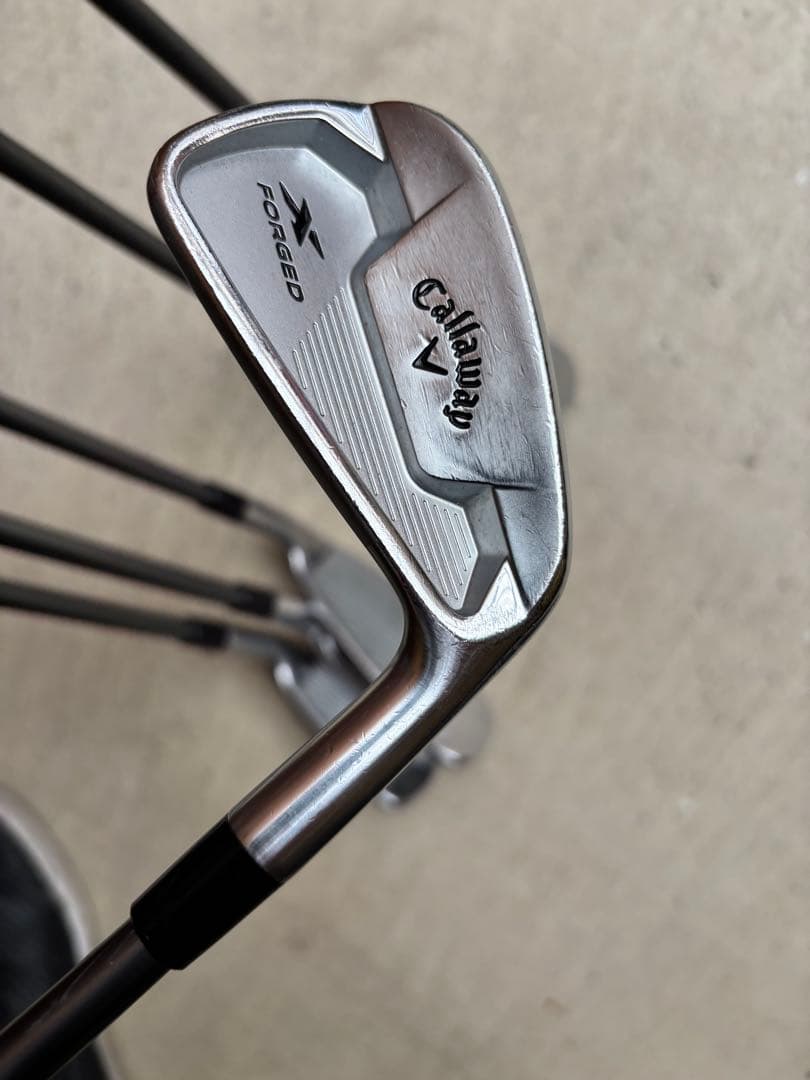 2021キャロウェイXフォージドスター5〜pw 6本フジクラMC80 カーボン