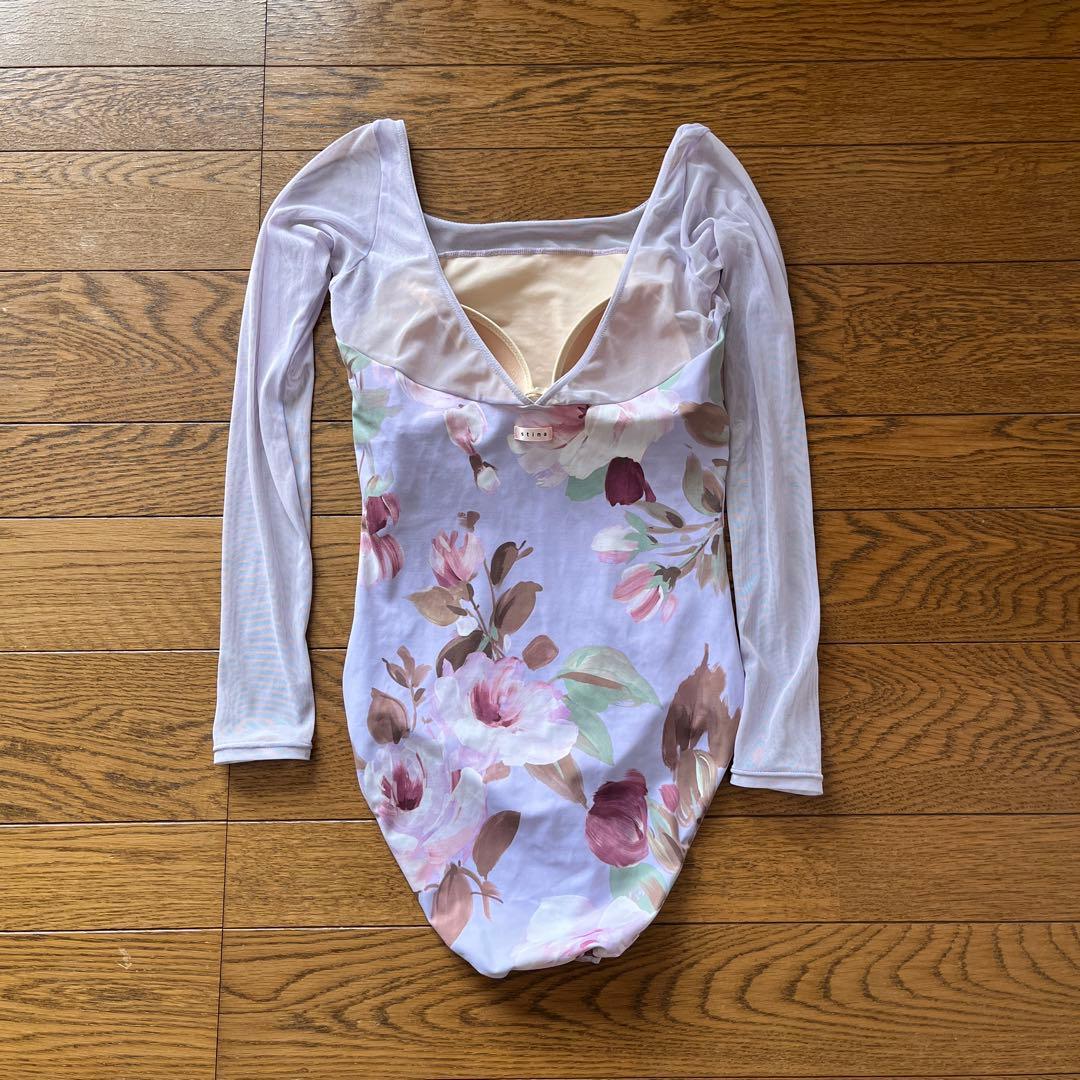 スティナ stina バレエ　レオタード　Mサイズ（大きめ）　ラベンダーパープル