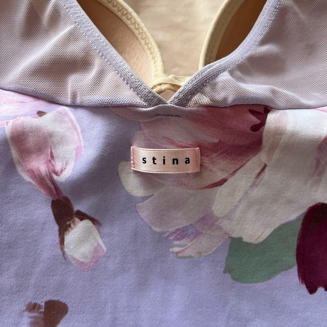 スティナ stina バレエ　レオタード　Mサイズ（大きめ）　ラベンダーパープル