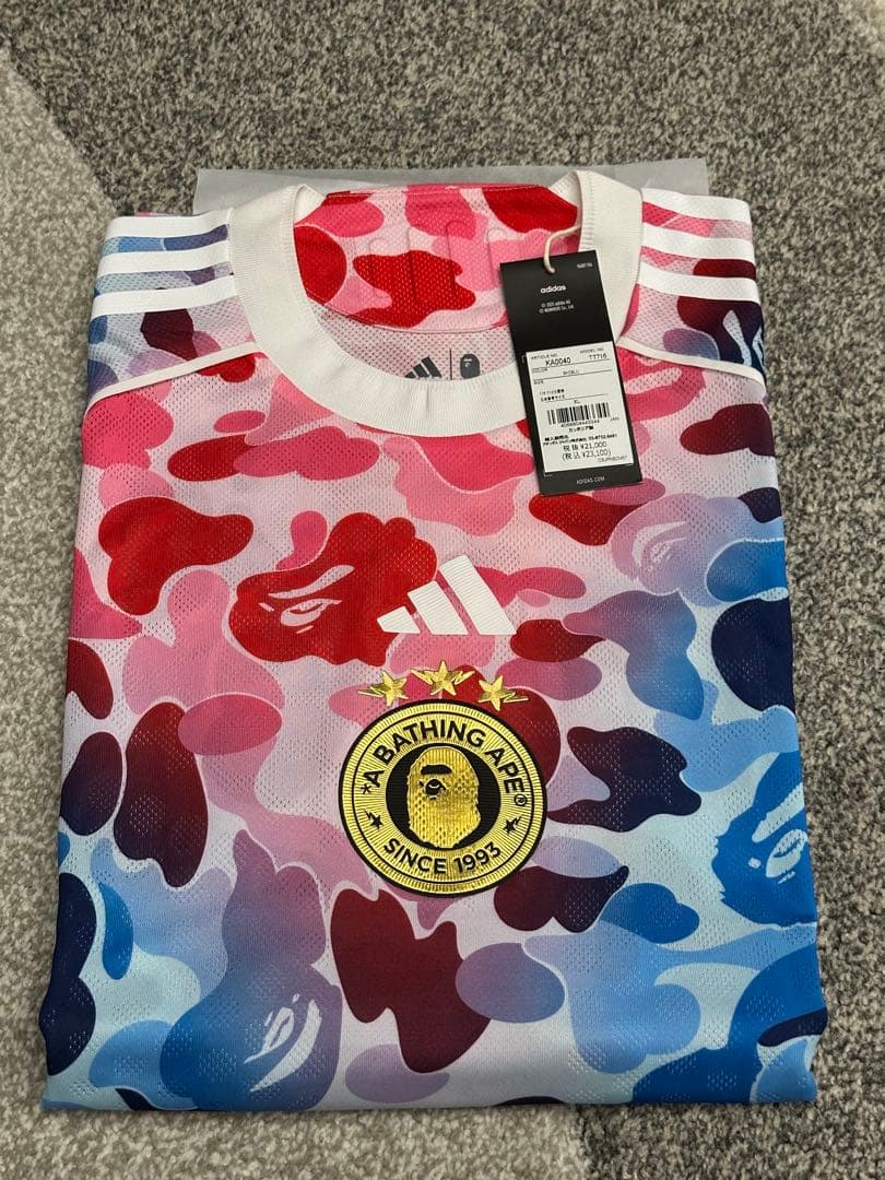 ウェア adidas x A BATHING APE BAPE FB Jersey