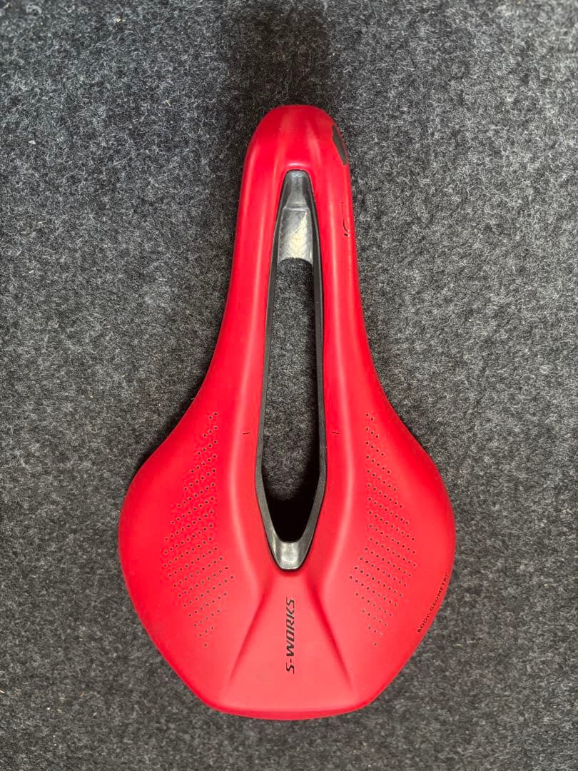 Specialized S-Works レッド カーボンパワーサドル143mm