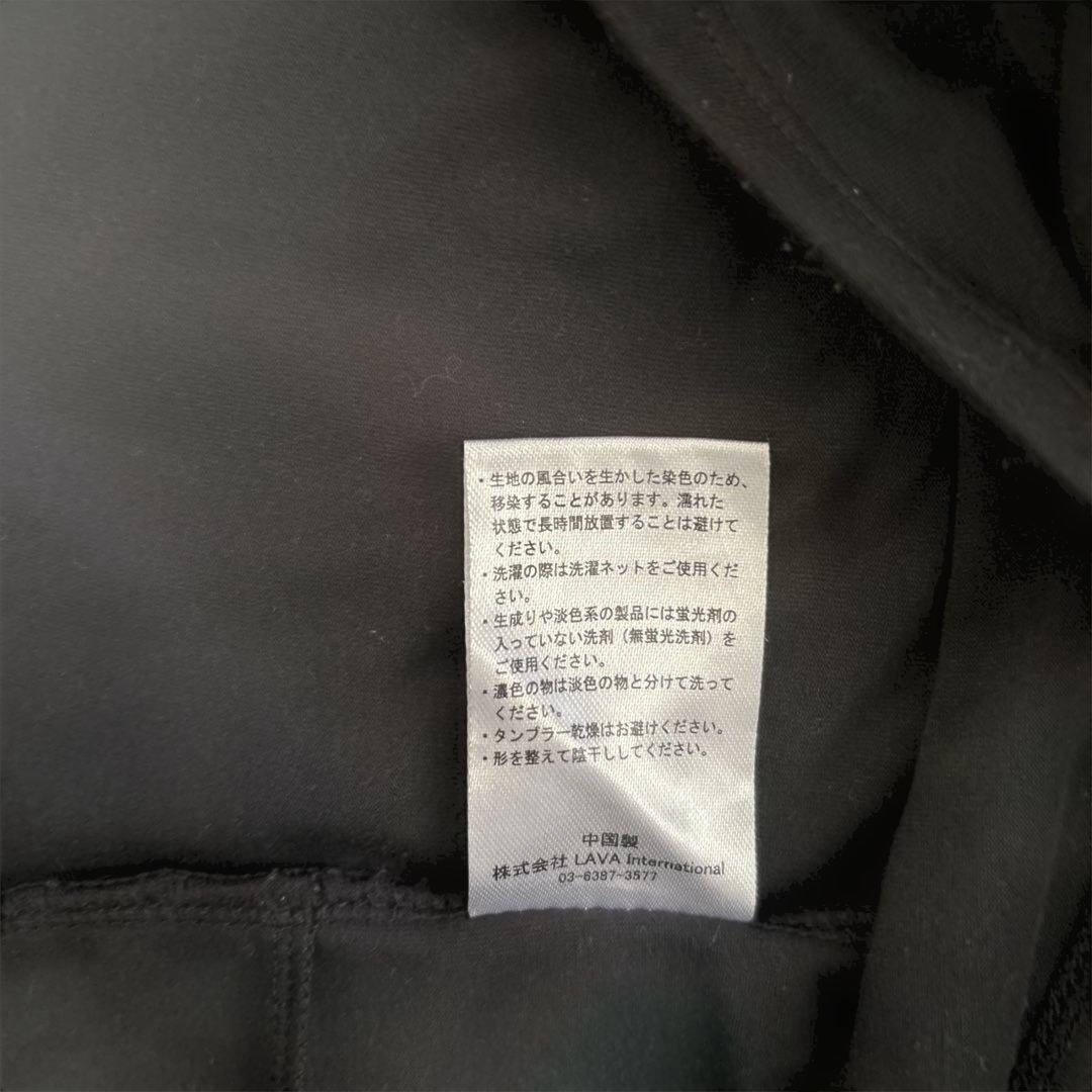 ヨガウェア セット Mサイズ 黒 Tシャツ 植物柄レギンス