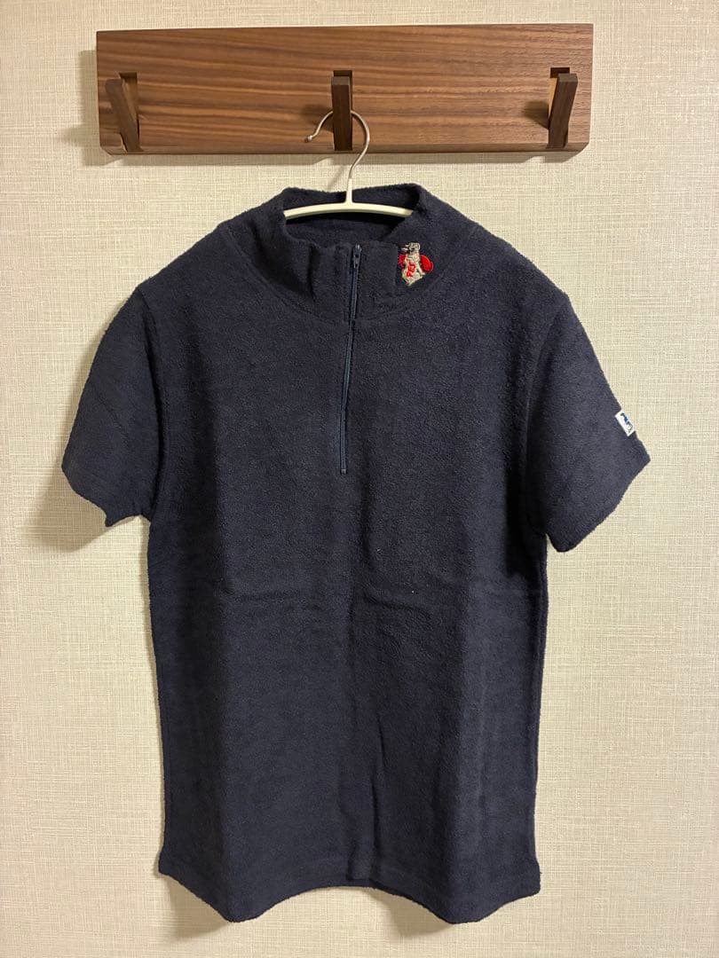 TES GOLF COMFORTABLE ハーフジップパイルTシャツ