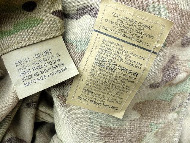 レア 米軍 OCP ヘリクルージャケット S-S　エアクルー　 A2CU 642