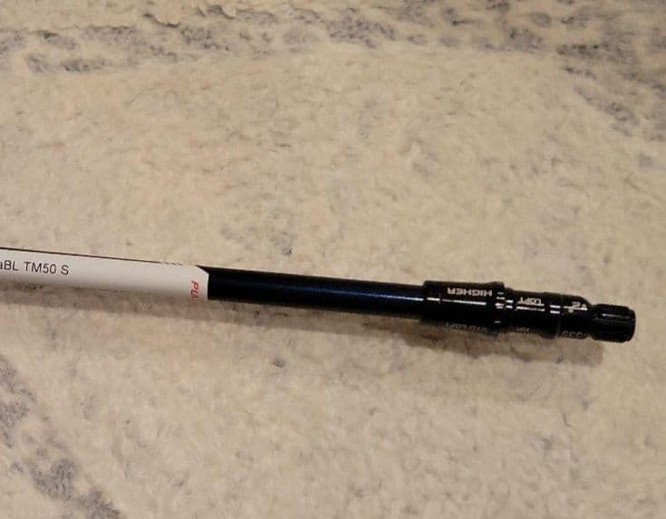新品未使用　テーラーメイド純正シャフトドライバー用　Diamana TM 50S