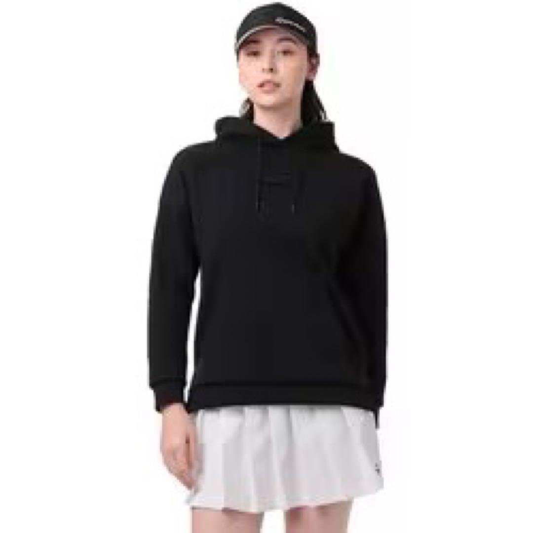 【Taylormade】新品✨S フード付きロゴトレーナー　スリット付き　秋冬