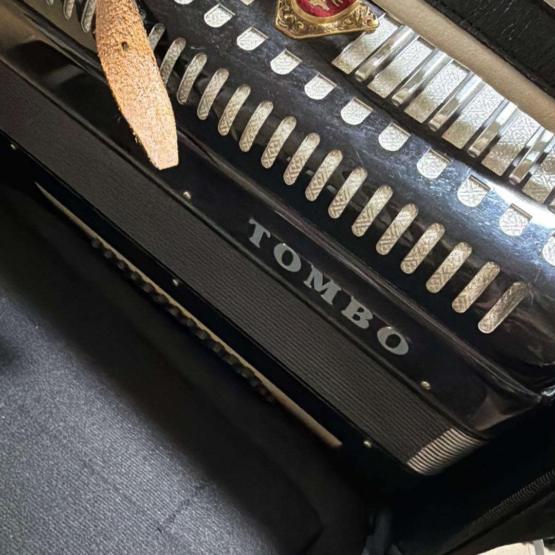 TOMBO アコーディオン T48 専用ケース付き