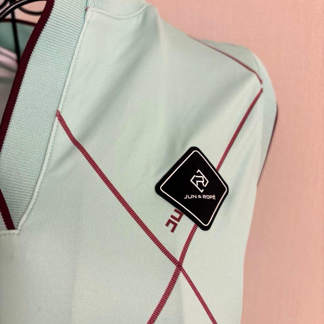 ⭐︎新品 人気Jun&Rope ゴルフミントグリーン ダイヤモンドパターン 旅行