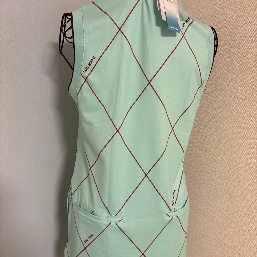 ⭐︎新品 人気Jun&Rope ゴルフミントグリーン ダイヤモンドパターン 旅行