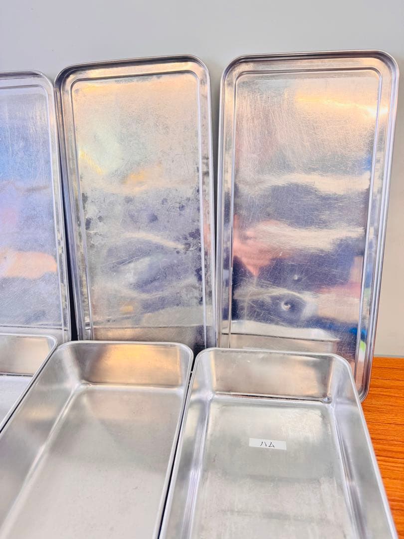 業務用 ステンレスバット フタ付き 5点セット EBM含む 中古
