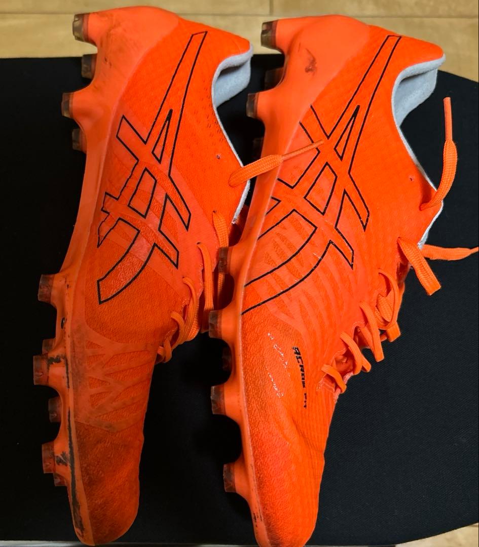 ⭕️28.5cm ASICS ACROS FIT サッカースパイクオレンジ