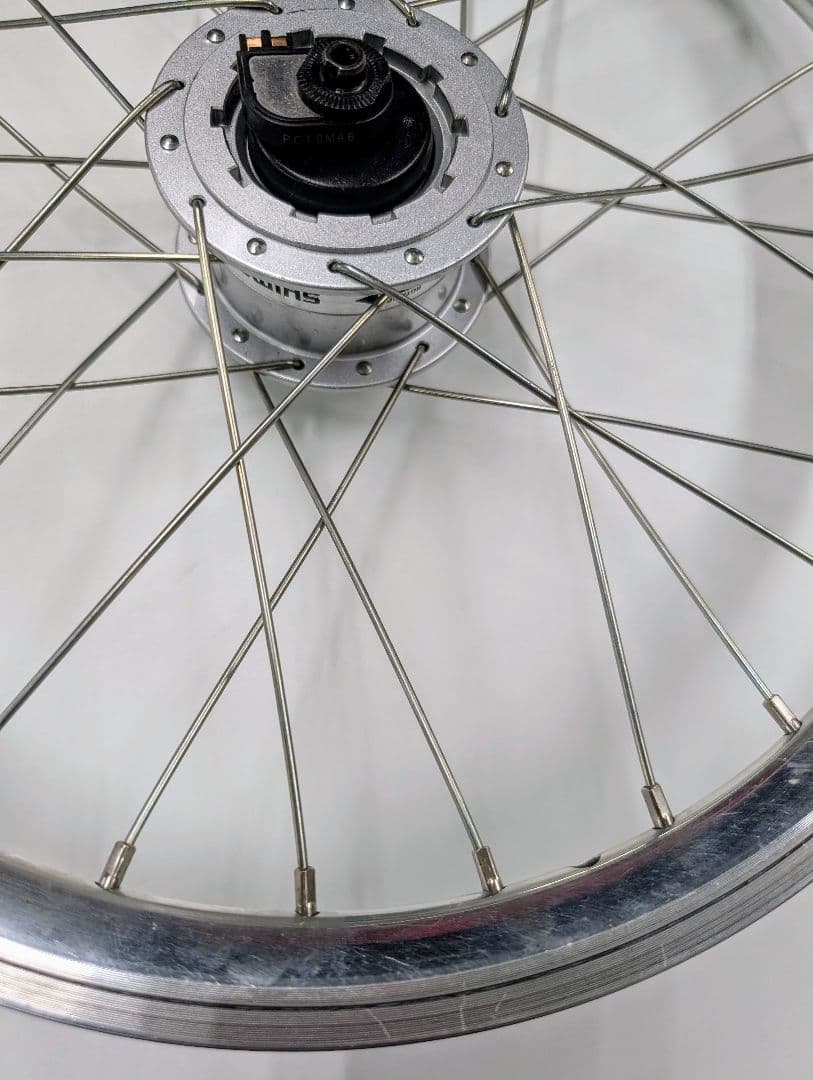 自転車 フロントホイール ブロンプトン 16×1-3/8