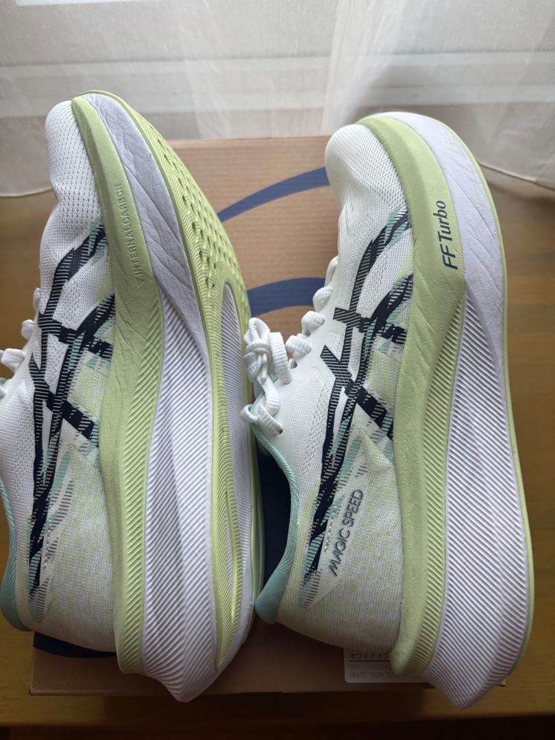 テ*ス様 アシックス（ASICS）（メンズ）マジックスピード4 ホワイト ブルー