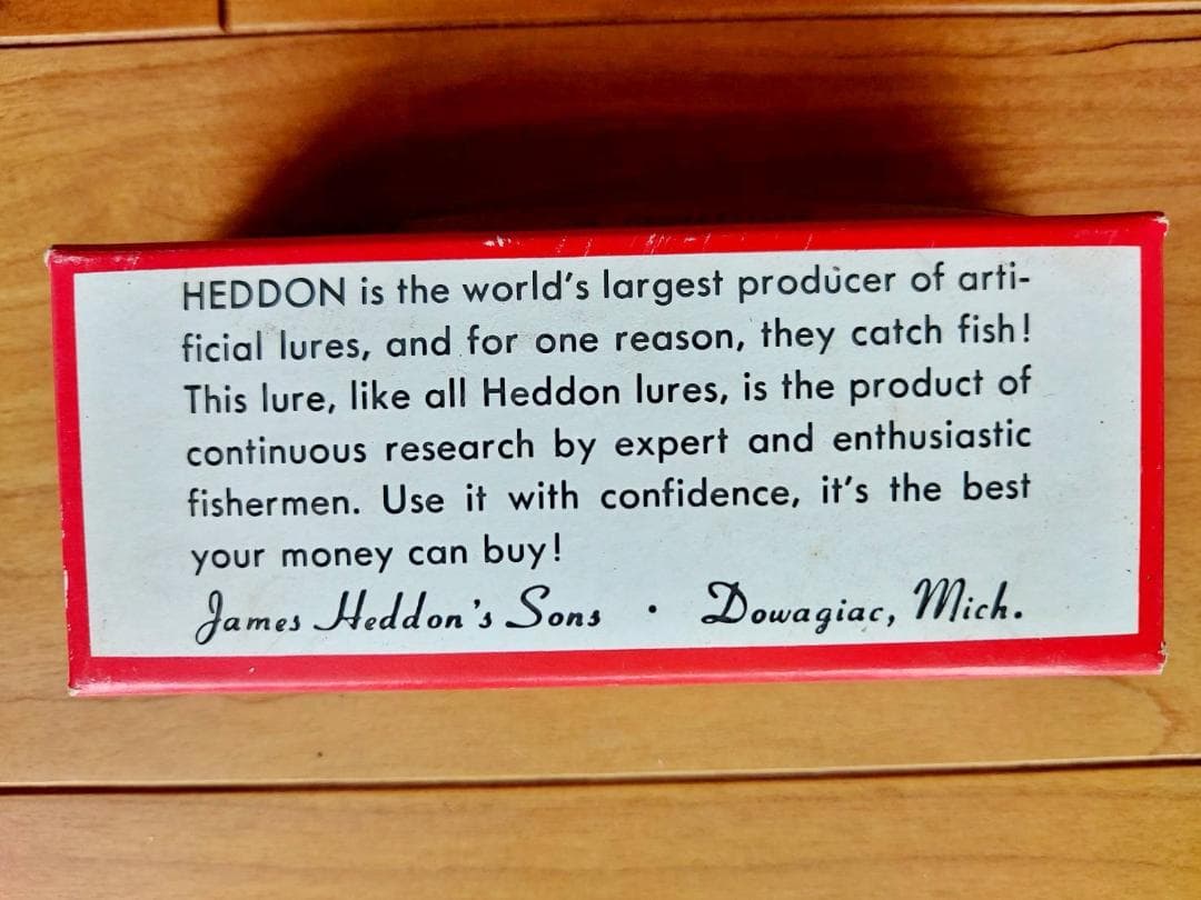再値下げ未使用 道楽 限定 オールドヘドン ビッグバド エヴィスヤ Heddon