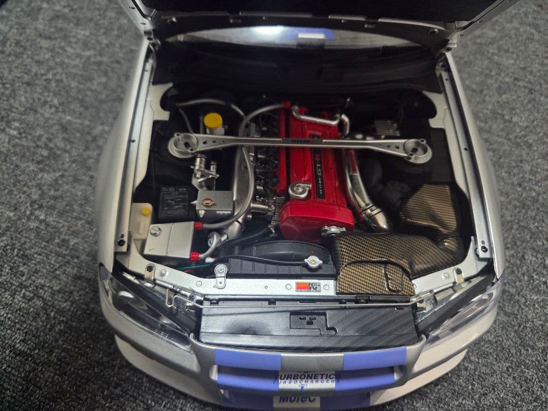 ★現状品★デアゴスティーニ ワイルドスピード R34 GTR 完成品