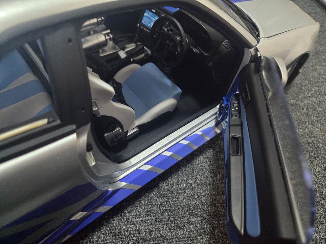 ★現状品★デアゴスティーニ ワイルドスピード R34 GTR 完成品
