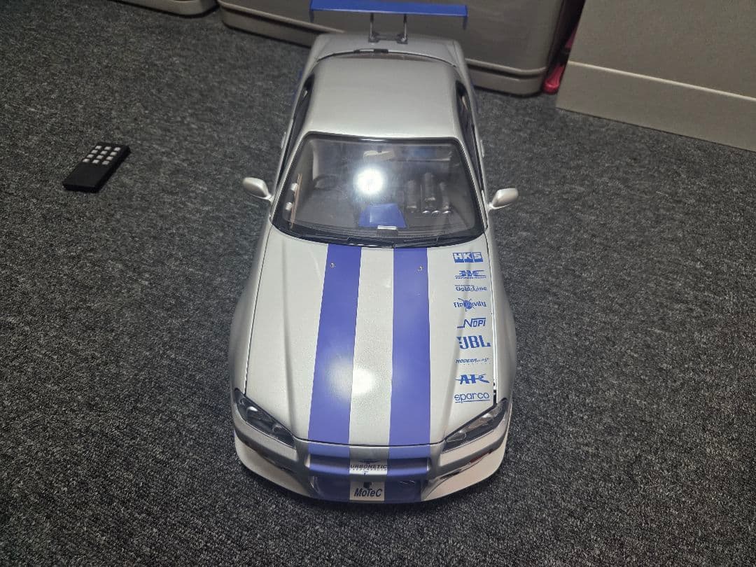 ★現状品★デアゴスティーニ ワイルドスピード R34 GTR 完成品