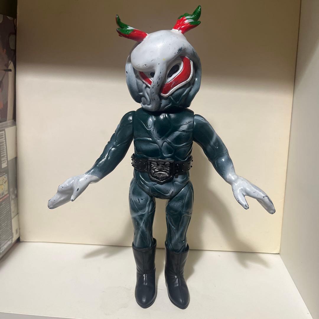 旧バンダイ製 仮面ライダー トリカブト ソフビ フィギュア 当時物 怪人