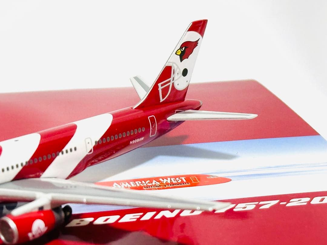 Gemini 1/400 B757-200 アメリカウェスト カージナルス塗装