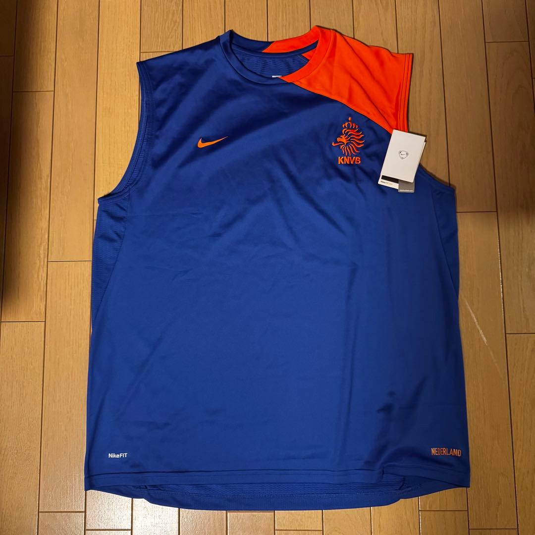 デッドストック2008 オランダ代表 ノースリーブ トレーニングシャツ XL