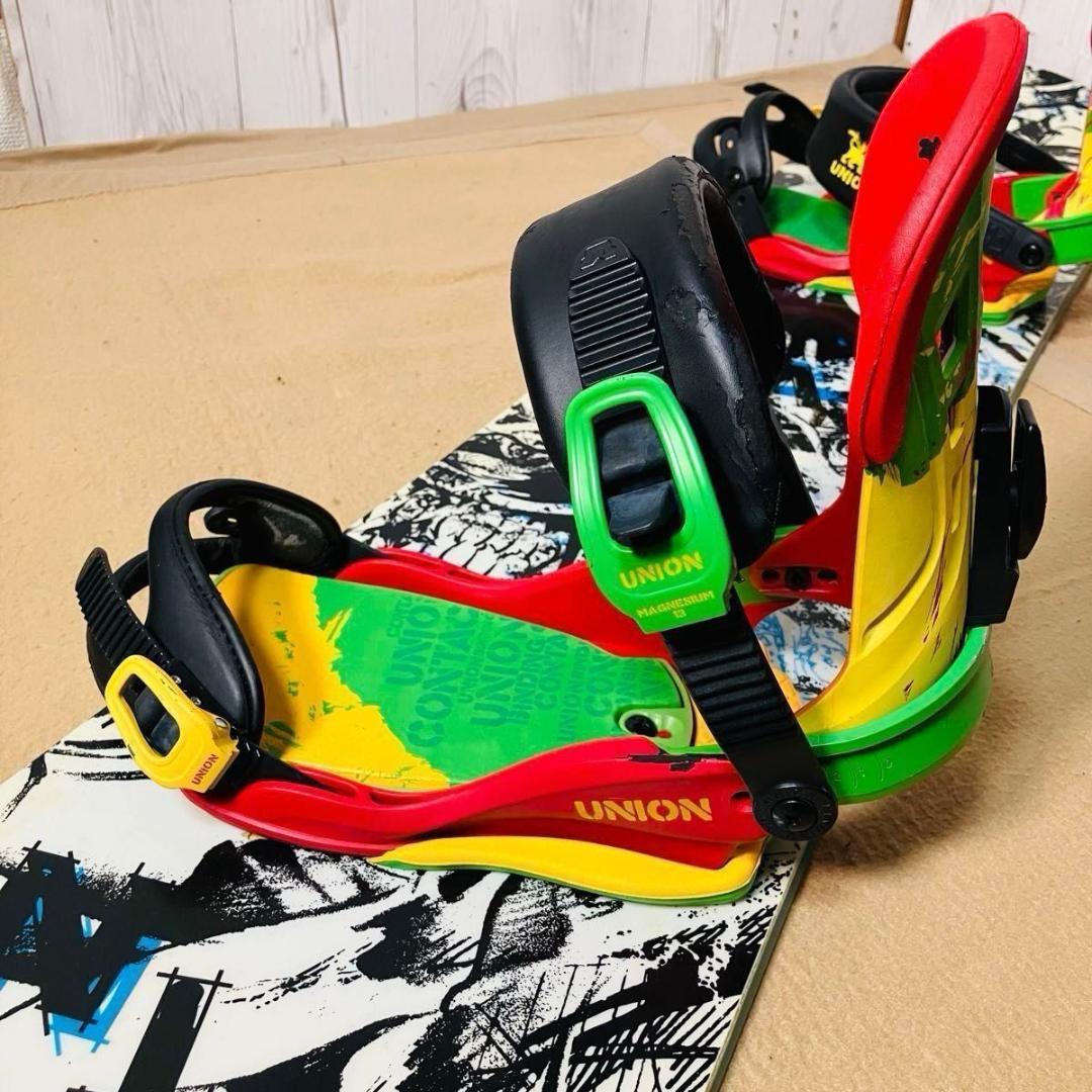 【希少】FTWO×UNION スノーボード&ビンディング 150cm グラトリ