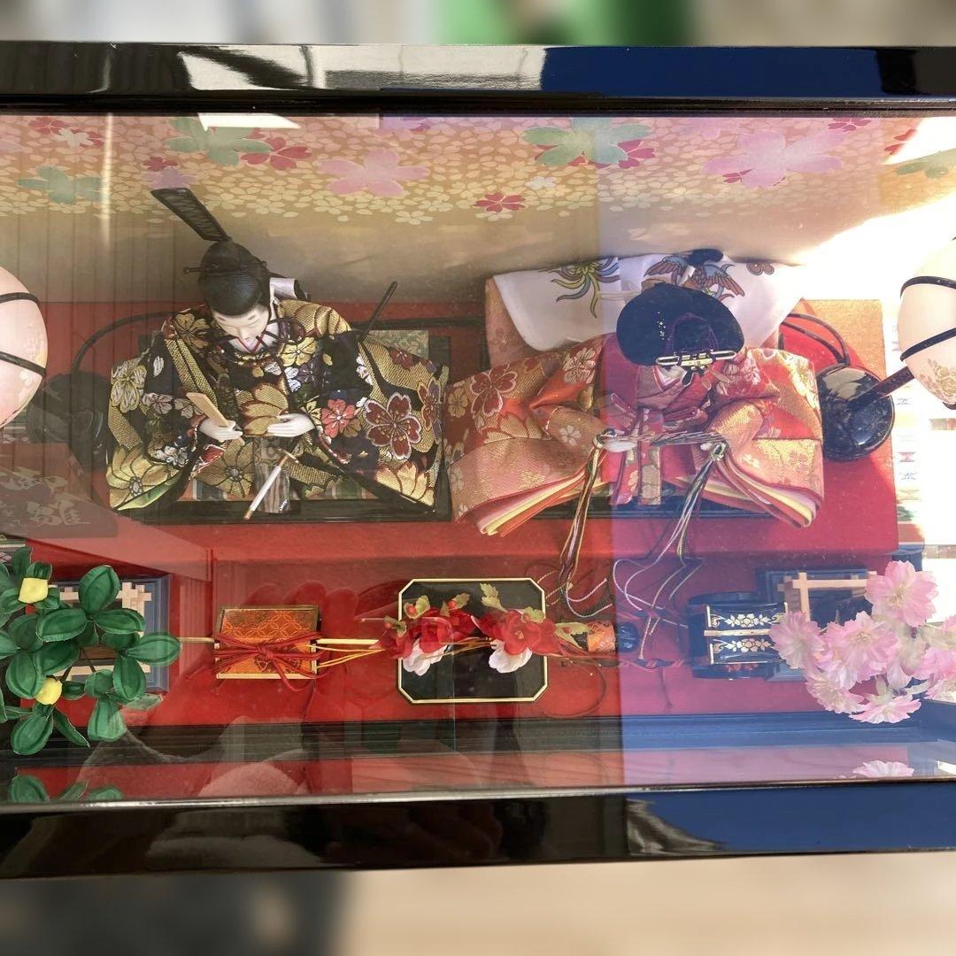 【最終値下げ】雛人形 親王飾り ケース入り ひな祭り 節句飾り