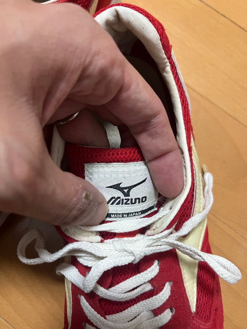 Mizuno レッド ランニング　SPECTRA スペシャルオーダー　日本製