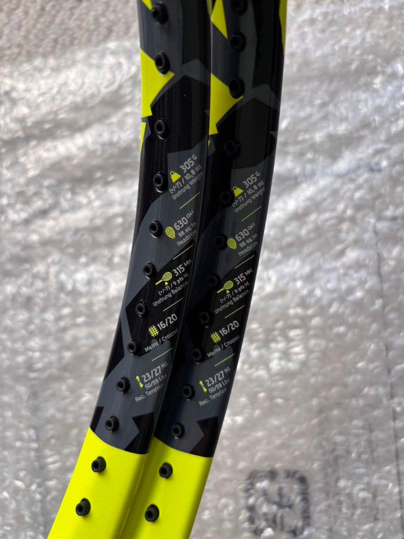 【新品ピュアアエロ98 G2 2023年Babolat pure aero 2本