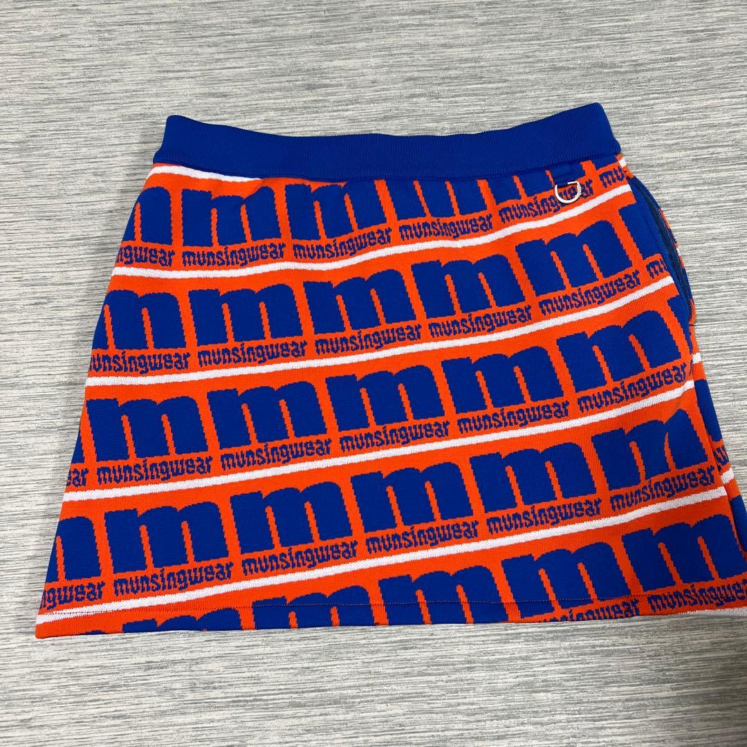 美品　Munsing Wear マンシングウェア　総柄　スカート