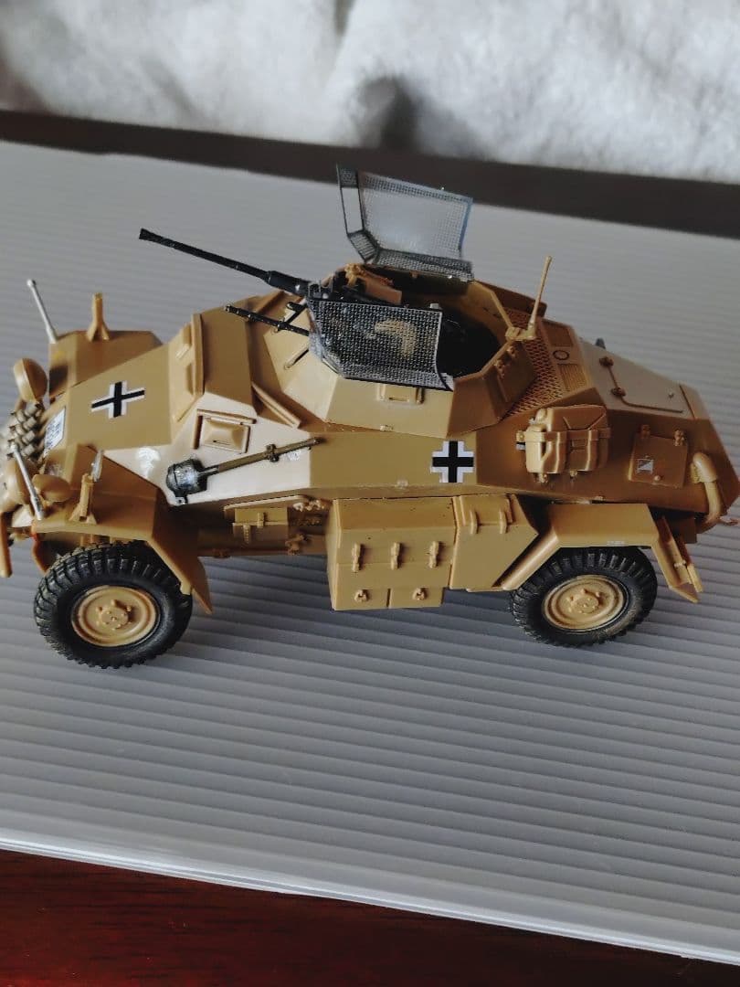 厳寒特価ジャンク！ロンメル軍団チェニジアへ機動偵察隊装甲車 & 製バイク