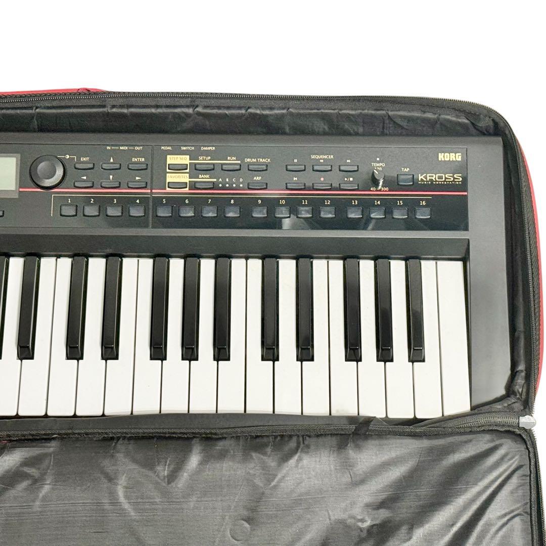 【美品・即使用OK】KORG KROSS-61 シンセサイザー 61鍵 ケース付