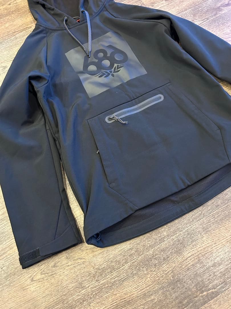 686スノーボード 撥水パーカー WATERPROOF HOODY Sサイズ