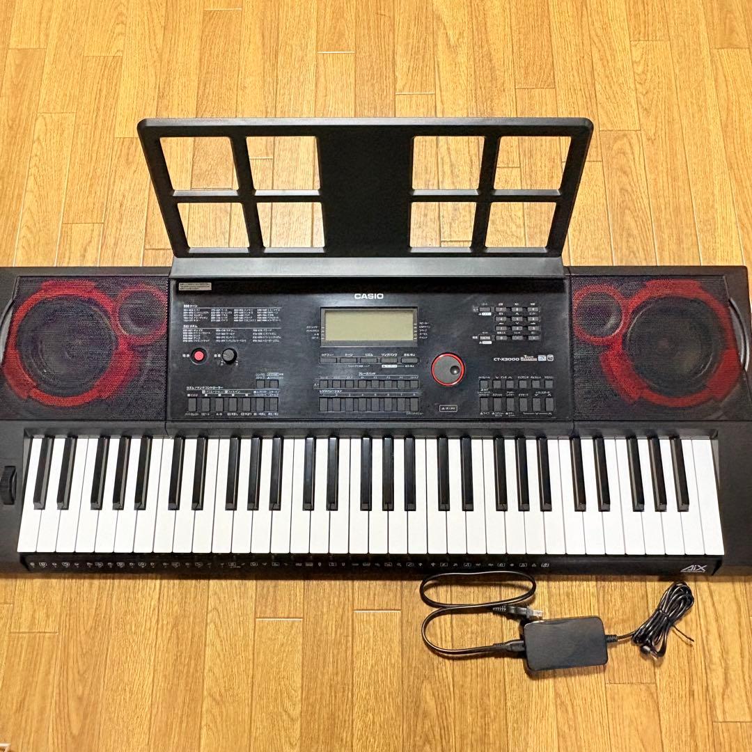 カシオ CASIO CT-X3000 61鍵盤 電子キーボード　動作確認済み