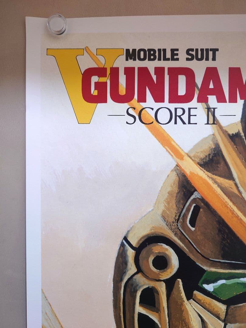 【未使用・レア】機動戦士Ｖガンダム　SCORE2　販促　ポスター　B2サイズ