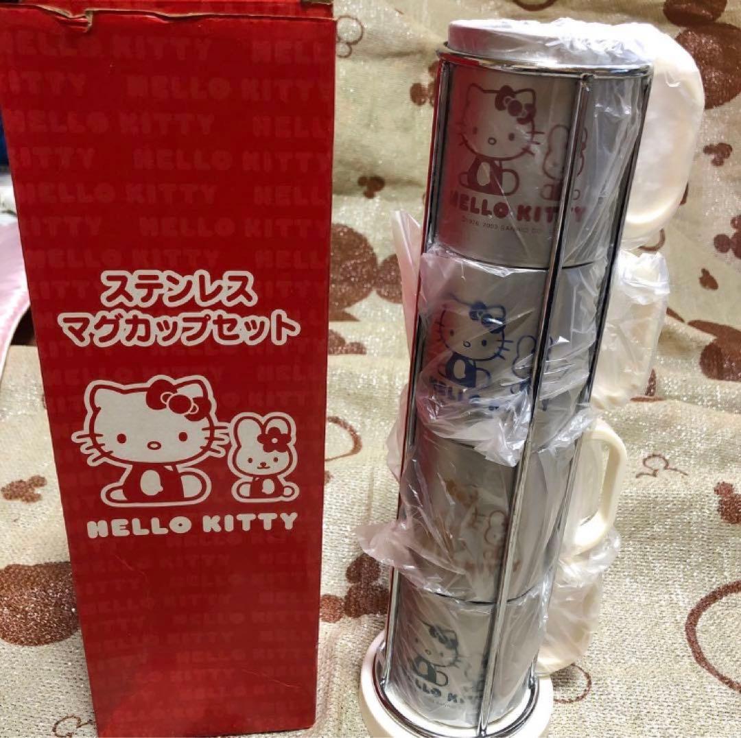 HELLO KITTY ステンレスマグカップセット 4個