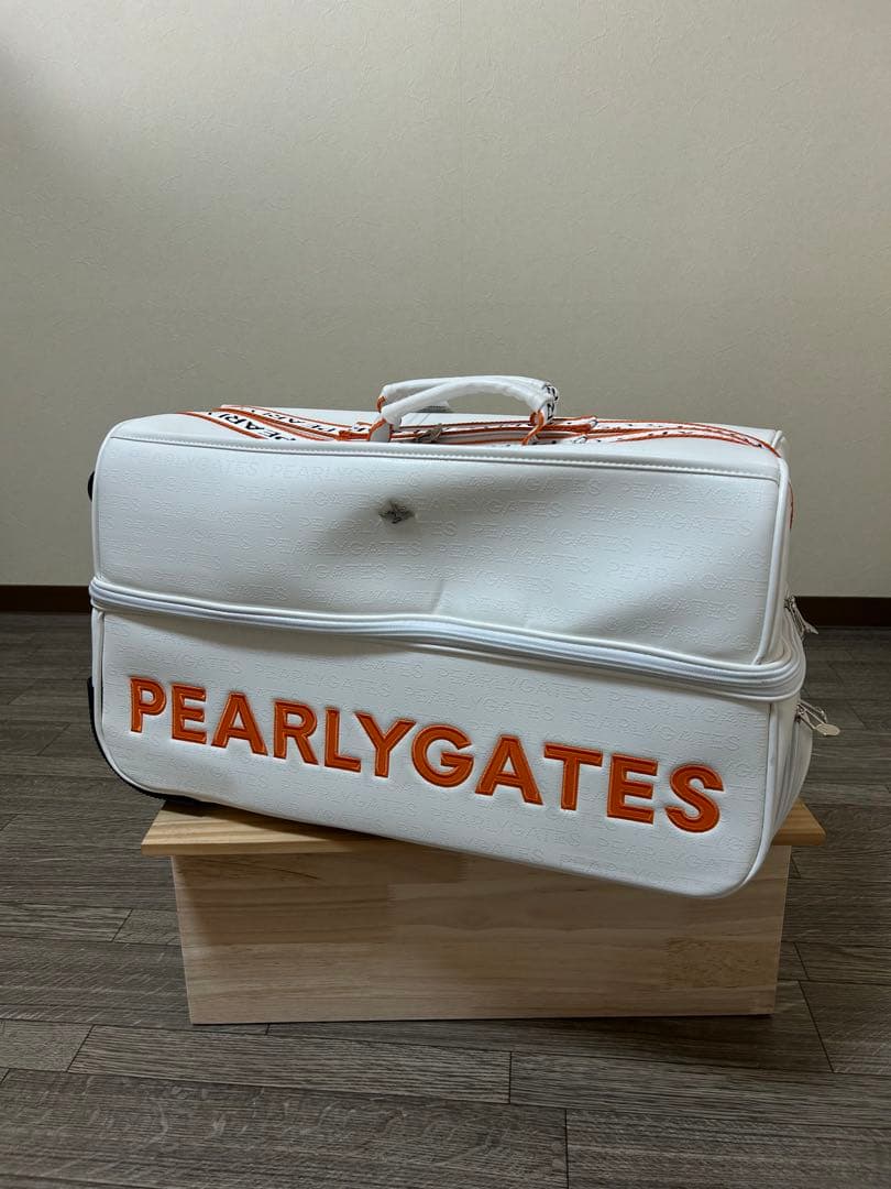 未使用品　PEARLY GATES PG89 キャリーバッグ ホワイト　タグ付