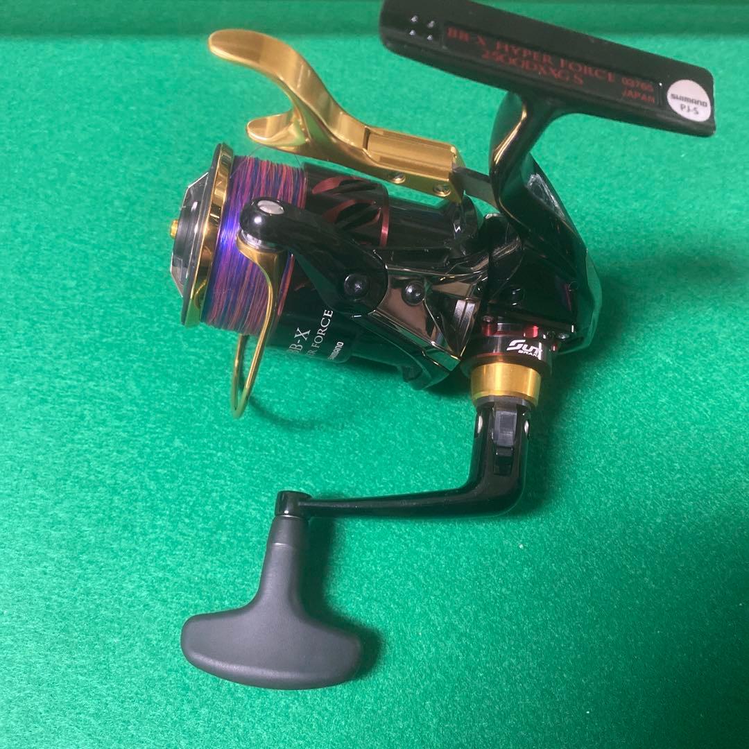 シマノ17BB-Xハイパーフォース2500DXXG S左　夢屋2500DA