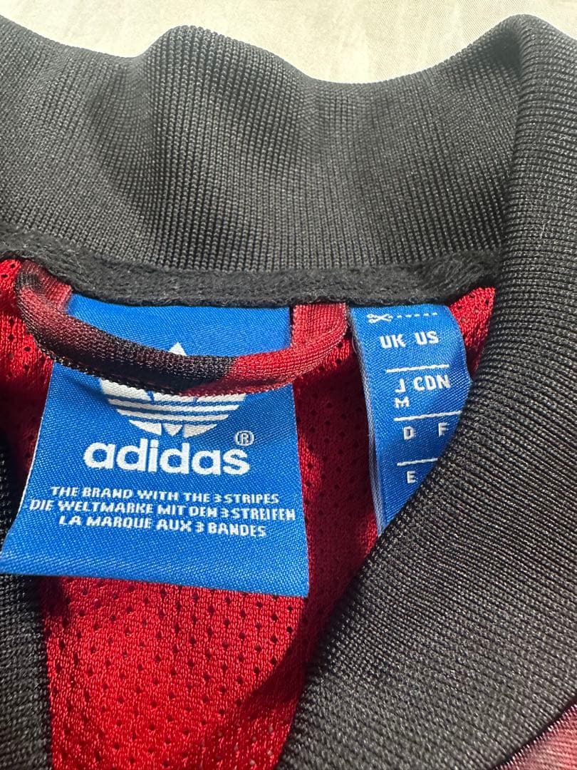 希少　adidas ローズ柄 バラ　トラックジャケット ジャージ 刺繍ロゴ