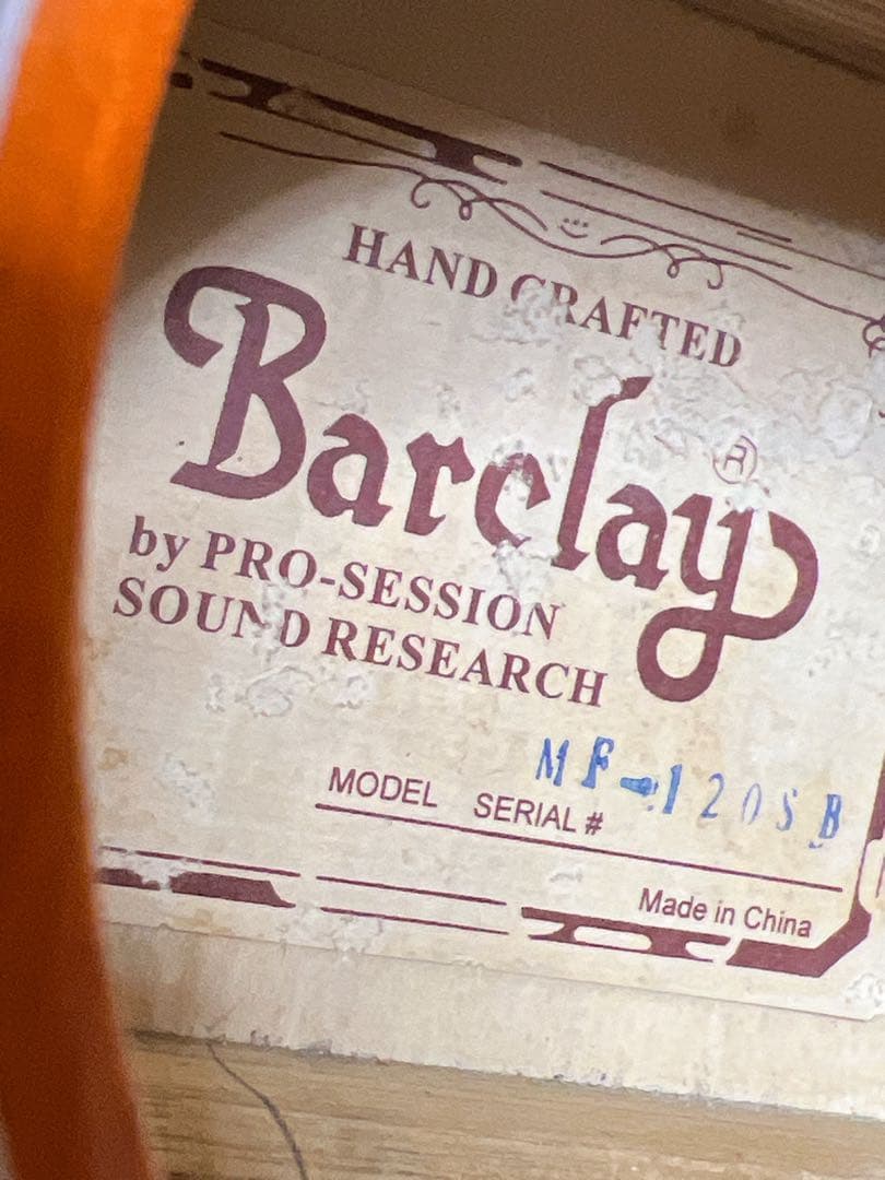 Barclay バークレー アコースティックギター MF-120SB