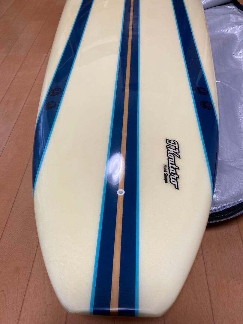 Caprice サーフボード ストライプデザイン ケース付き
